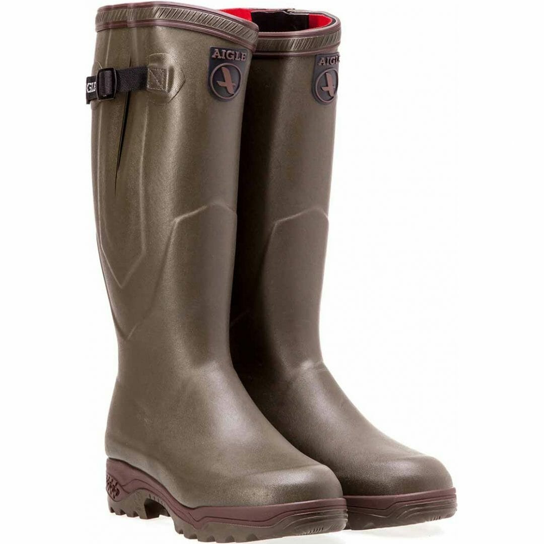 Aigle Parcours 2 ISO Wellington Boots (Unisex) - Khaki (Green ...