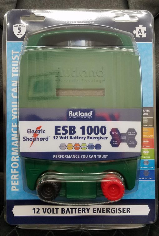 Rutland ESB1000 battery energiser