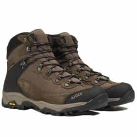 Aigle Mens Sonricker GTX Walking Hiking Boots Taupe Kington