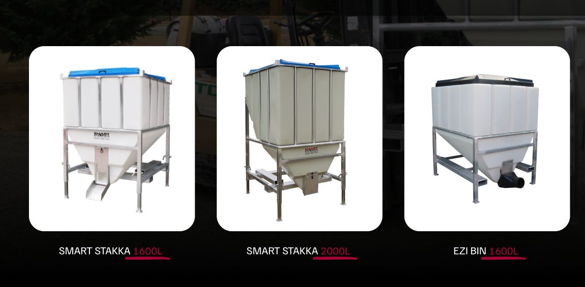 SmartStakka - Portable Storage Hopper